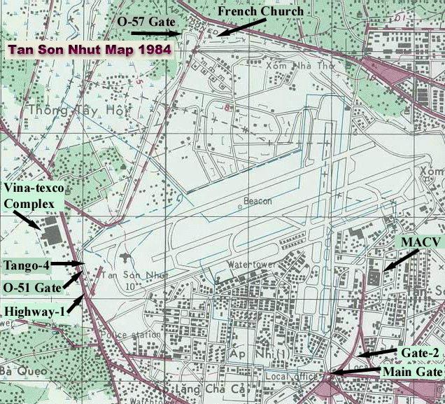 Tan Son Nhut Map, 1984