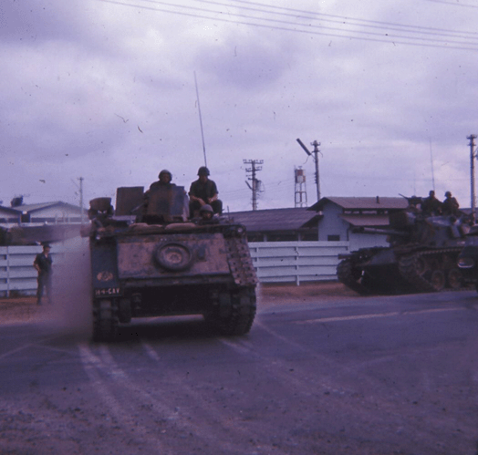 APC and Tank